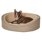 Small QuietTime Deluxe Hudson Pet Bed- Tan