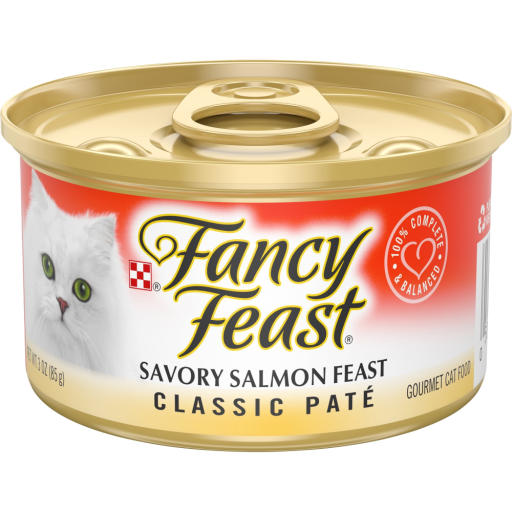 unnamed-44.png Purina Fancy Feast Salmon Feast Classic Grain Free Wet Cat Food Pate - Image 1