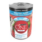 Purina ONE Plus Puppy Classic Ground Long Grain Rice and Lamb Flavor Wet Dog Food - 13oz