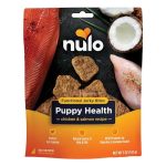 Nulo Functional Dog Jerky Treats - Puppy, Chicken & Salmon, 5 Oz Bag