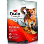 NULO 5 Oz FreeStyle Dog Jerky Strips Grain-Free Turkey with Cranberries Bag