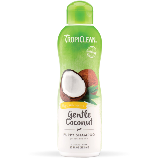 unnamed-12.png TropiClean Gentle Coconut Hypoallergenic Puppy and Kitten Shampoo 20oz - Hypoallergenic Dog Shampoo - Image 1