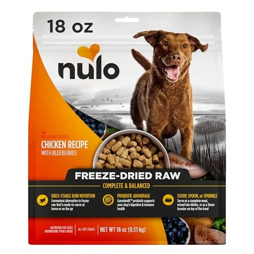 unnamed-13.png Nulo Freestyle Freeze-Dried Raw, Ultra-Rich Grain-Free Dry Dog Food for All Breeds and Life Stages with BC30 Probiotic for Digestive and Immune Health - Image 1