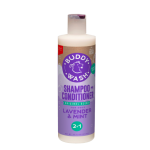 Buddy Wash 2-in-1 Dog Shampoo and Conditioner for Dog Grooming  Lavender & Mint  16 oz. Bottle