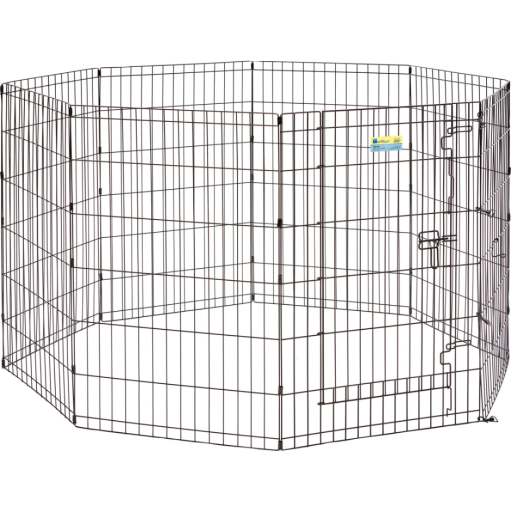 unnamed-3.png 36" MidWest Contour Wire Exercise Pen with Door for Dogs and Pets - Image 1
