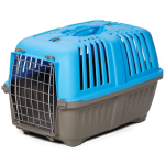 MidWest Homes For Pets Spree Hard-Sided Pet Carrier  19 inch Ideal for  Toy  Breeds  Blue  1-Door