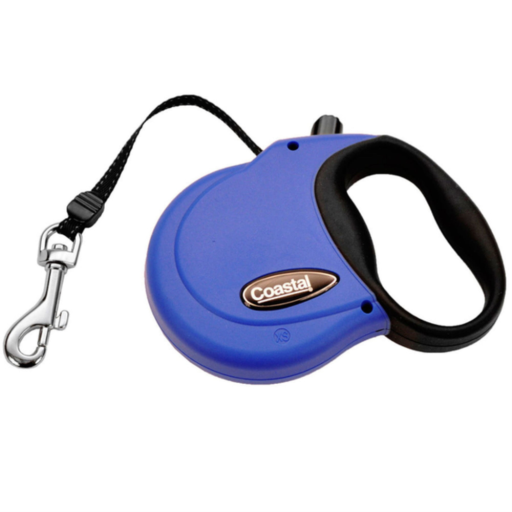 unnamed-6.png Coastal Retractable Dog Leash Blue 12 ft Extra-Small - Image 1
