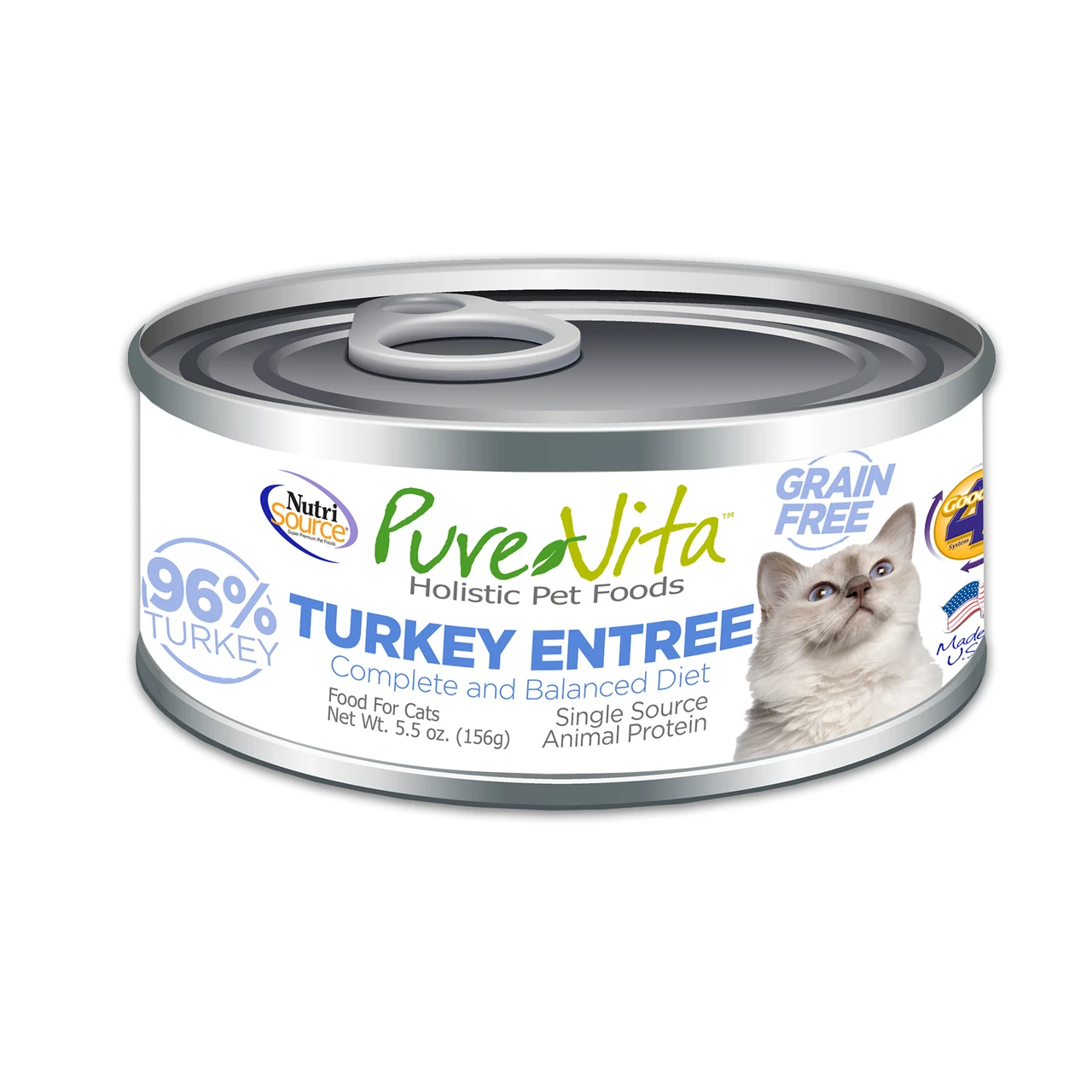 1790_97102_fr__41870-1648999766.webp PureVita Grain Free 96% Real Turkey Entree Canned Cat Food - Image 1