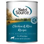 NutriSource Adult Chicken & Rice Canned Dog Food