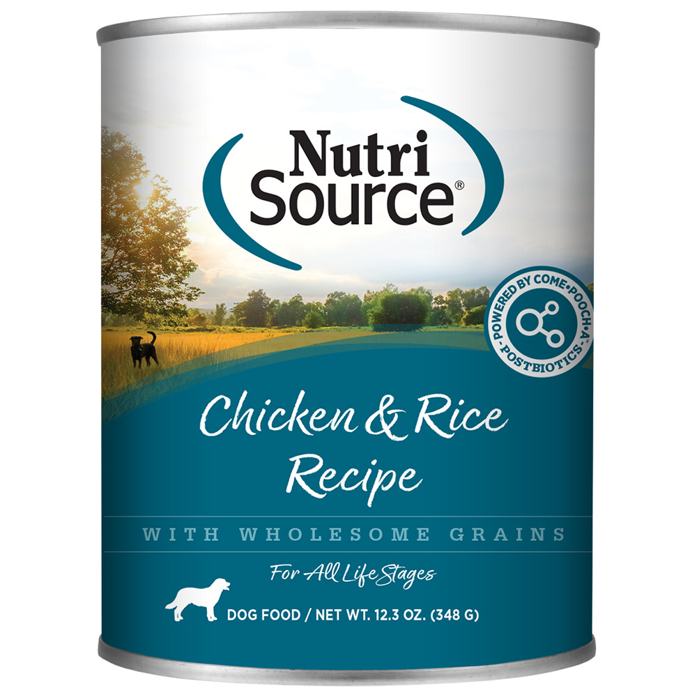 22210_source_1747331190.jpg NutriSource Adult Chicken & Rice Canned Dog Food - Image 1
