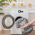 Deluxe large Dog Bed 35"X23" Grey - Image 4