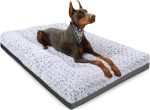 Deluxe large Dog Bed 35"X23" Grey