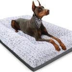 Deluxe large Dog Bed 35"X23" Grey