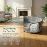 Calming  Anti-Anxiety Pet Bed for Cats & Dogs - Image 3
